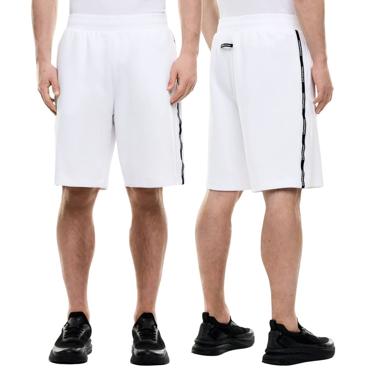 PANTALONCINO ARMANI EA7 E26 7M001481 AF12660 U0002 BIANCO