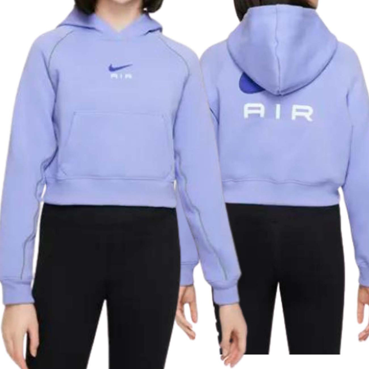 FELPA RAGAZZE NIKE DQ8932 569 AIR COTONE FELPATO