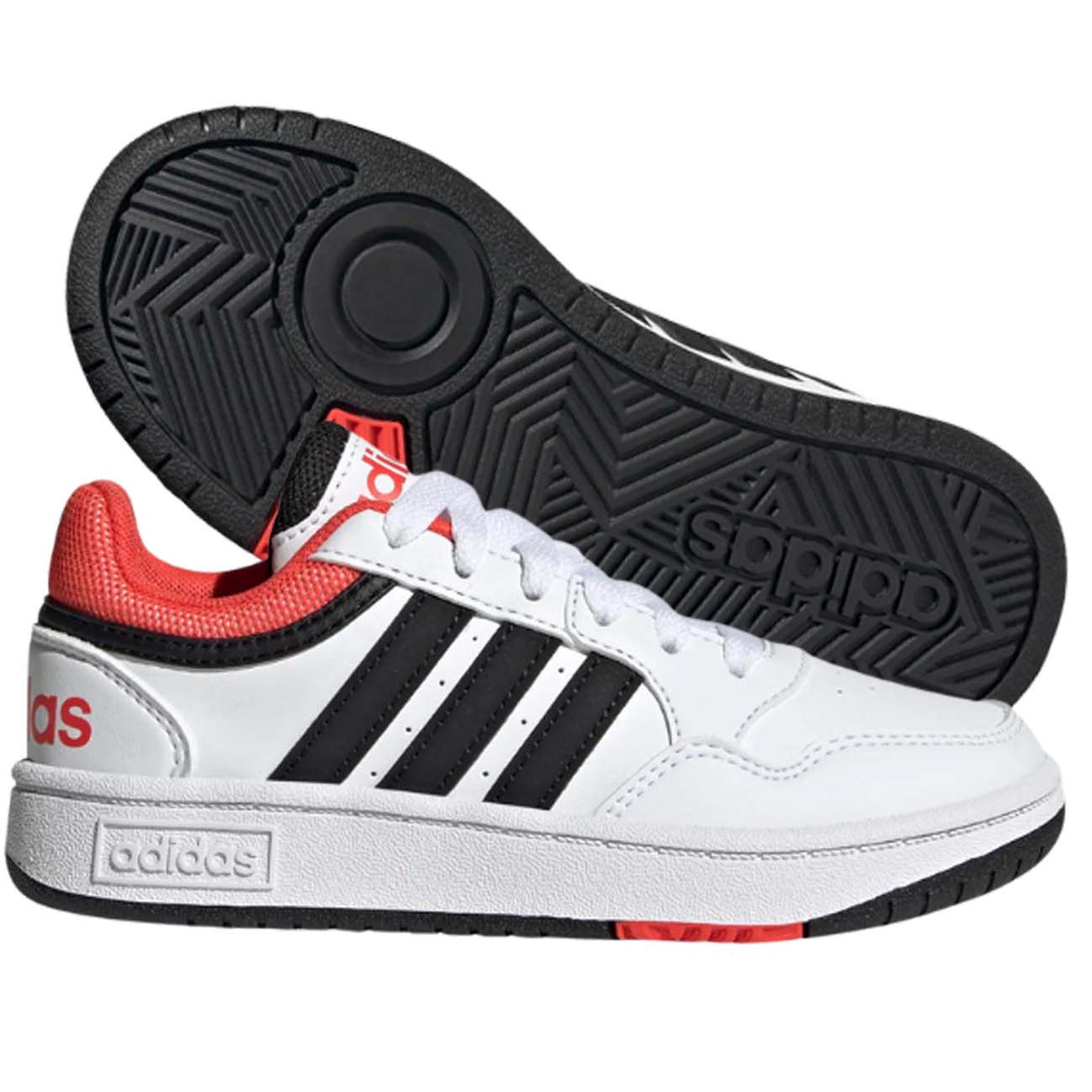ADIDAS GZ9673 HOOPS 3 0 K WHITE BOYS SHOES
