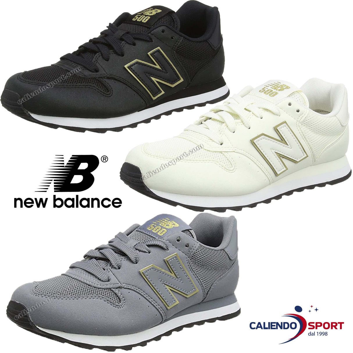 SCARPA NEW BALANCE DONNA GW500 NERO BIANCO GRIGIO SPORT