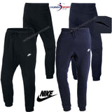 PANTALON NIKE HOMME 804408 NOIR BLEU CLUB FLEECE JOGGER RUNNING SPORT GYM CASUAL