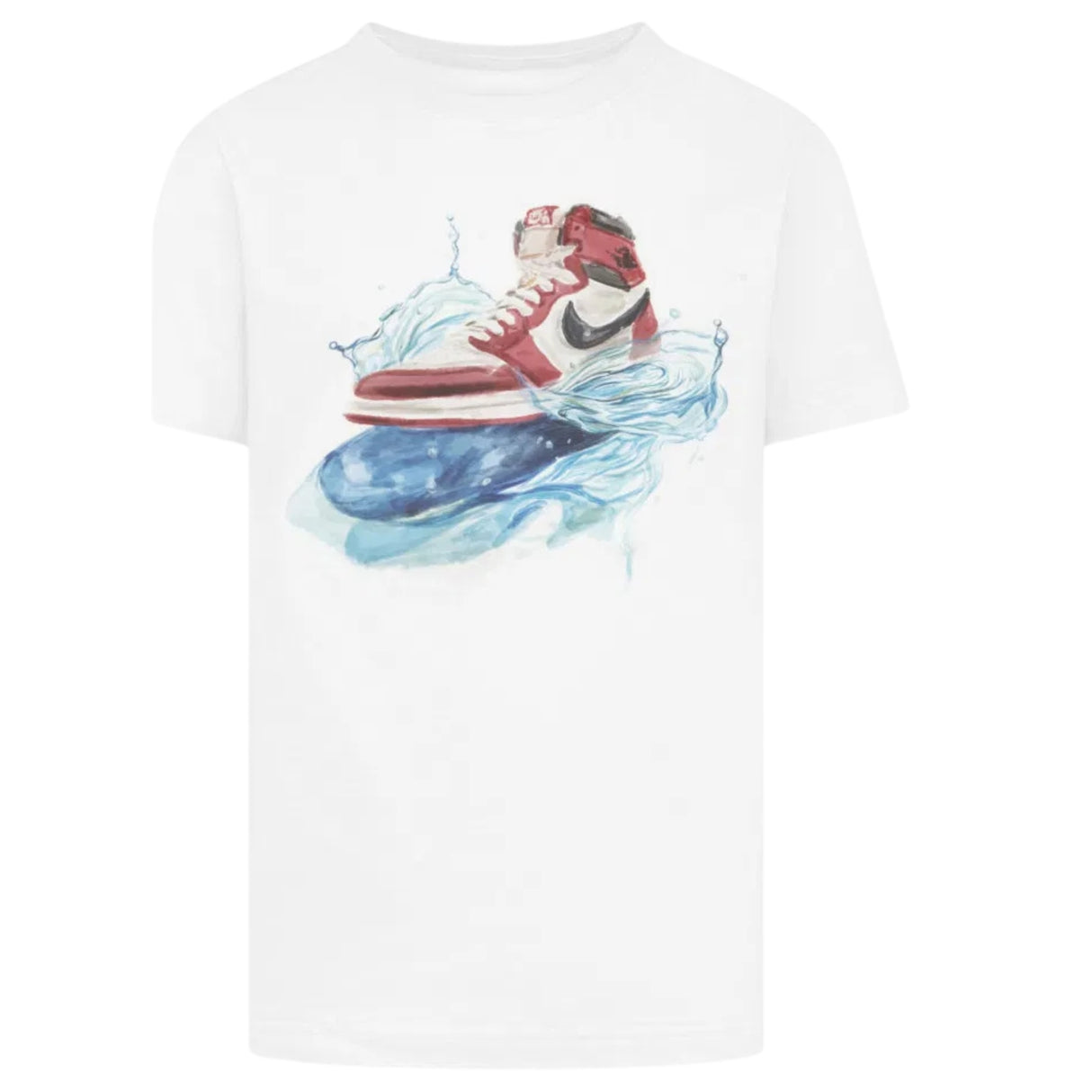 T-SHIRT RAGAZZI JORDAN 95F043 001 BIANCO