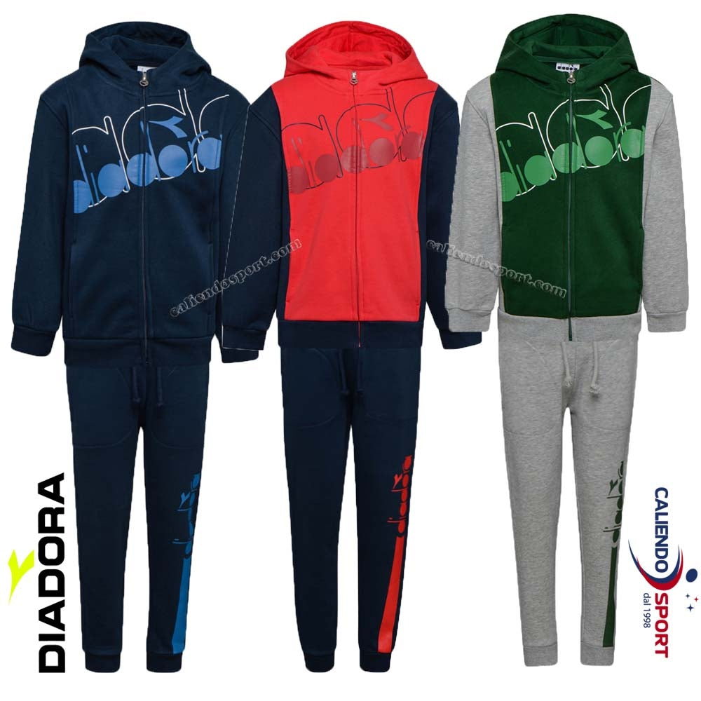 TUTA DIADORA BAMBINO 175194 COTONE FELPATO JR