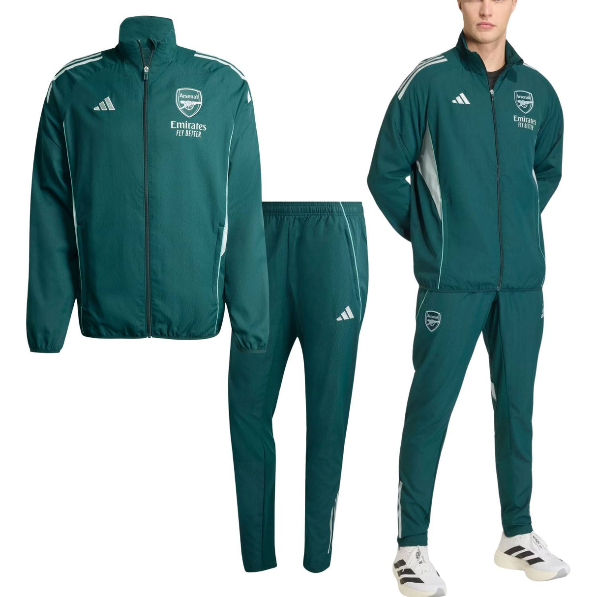 GIACCA+PANTALONE ARSENAL ADIDAS KB1825 KB1844 RAPPRESENTANZA TIRO25