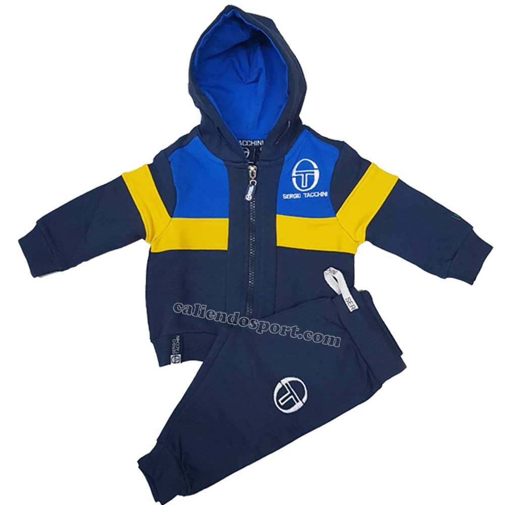 SURVÊTEMENT SWEAT-SHIRT BLEU POUR ENFANTS SERGIO TACCHINI 3071T0018