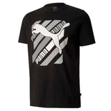 T-SHIRT PUMA 581909 BIANCO NERO ROSSO COTONE