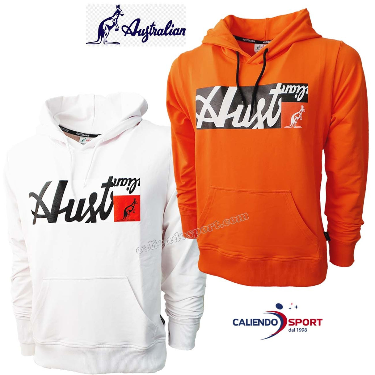 AUSTRALIAN SWEATSHIRT FE0012 HOODIE WITH COTTON PRINT