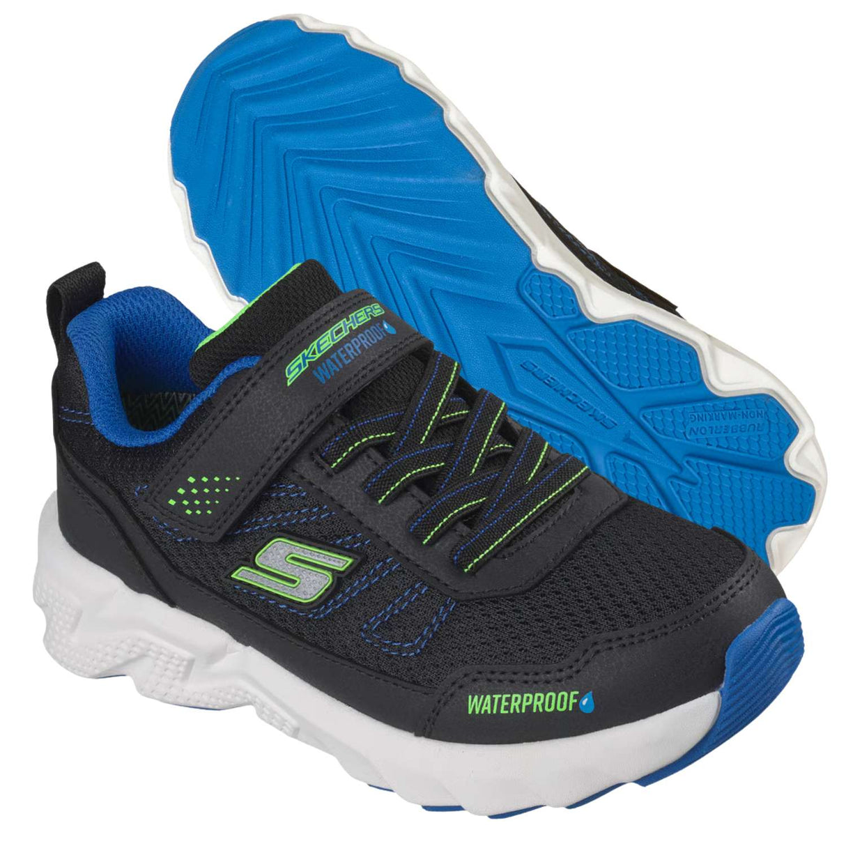 SCARPA RAGAZZI SKECHERS 406334L BKBL ELITE SPORT TREAD-AQ