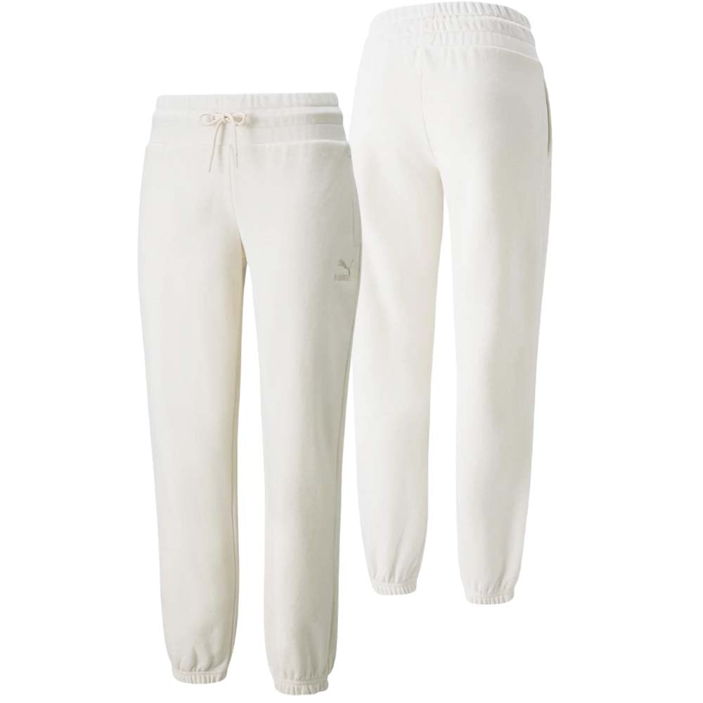 PANTALONE DONNA PUMA 535063 RELAXED COTONE GARZATO