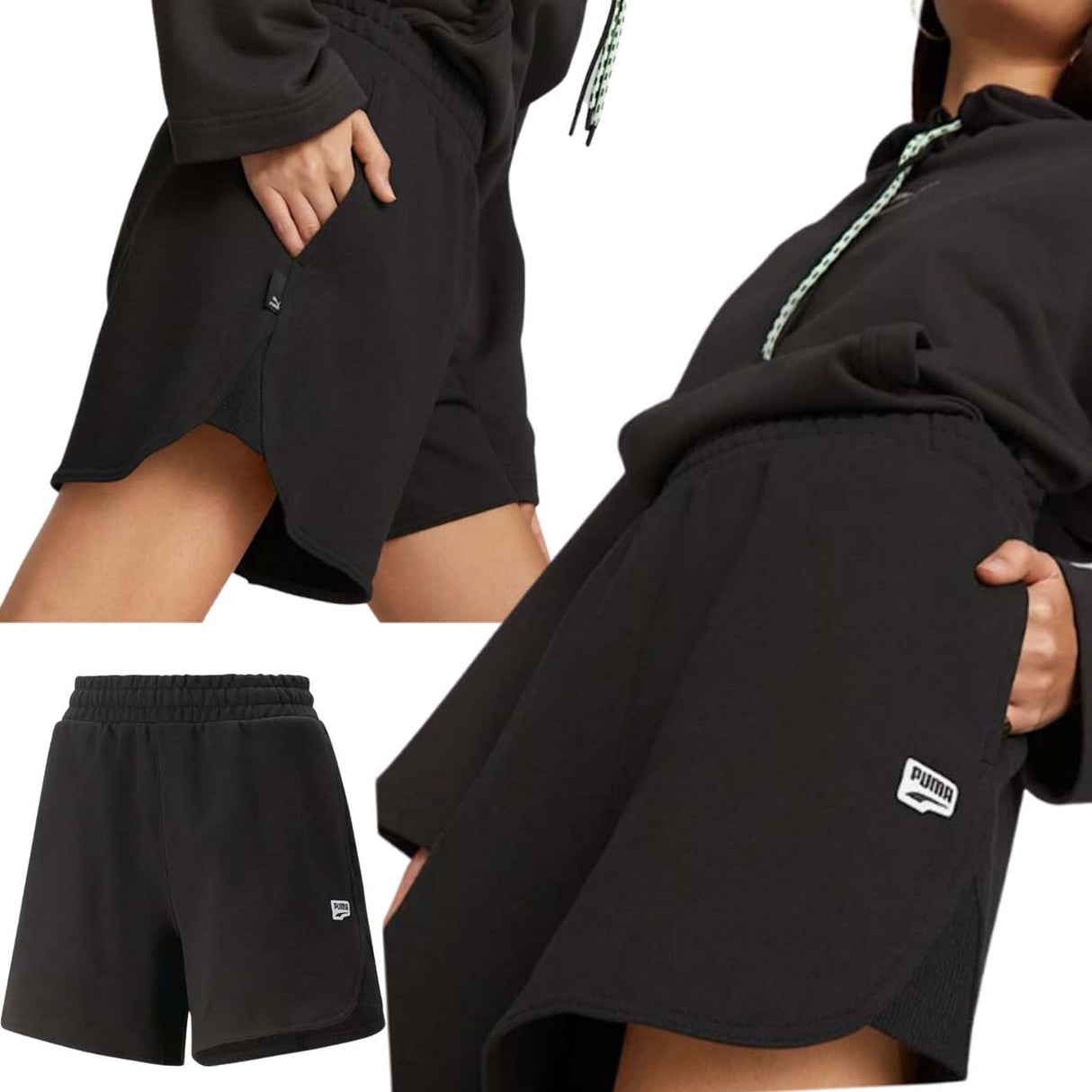 PUMA 538361 DOWNTOWN BLACK WOMEN'S SHORTS