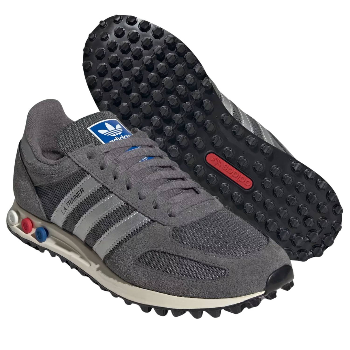 SCARPA ADIDAS KJ4380 LA TRAINER OG GRIGIO