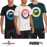 PUMA MEN'S T-SHIRT 854078 EXECUTION TEE COTTON SPORT -