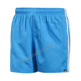 COSTUME ADIDAS UOMO PANTALONCINO CV5140/37/92 ROSSO NERO AZZURRO 3 STRISCE NUOTO MARE