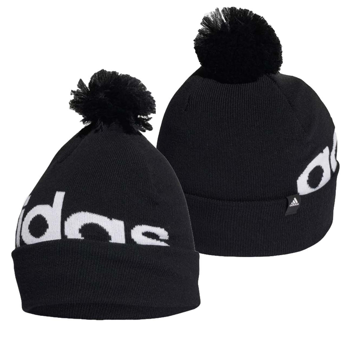 ADIDAS H32425 POMPOM WOOLIE BLACK HAT