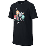T-SHIRT RAGAZZI NIKE CT2811 BIANCO NERO COTONE