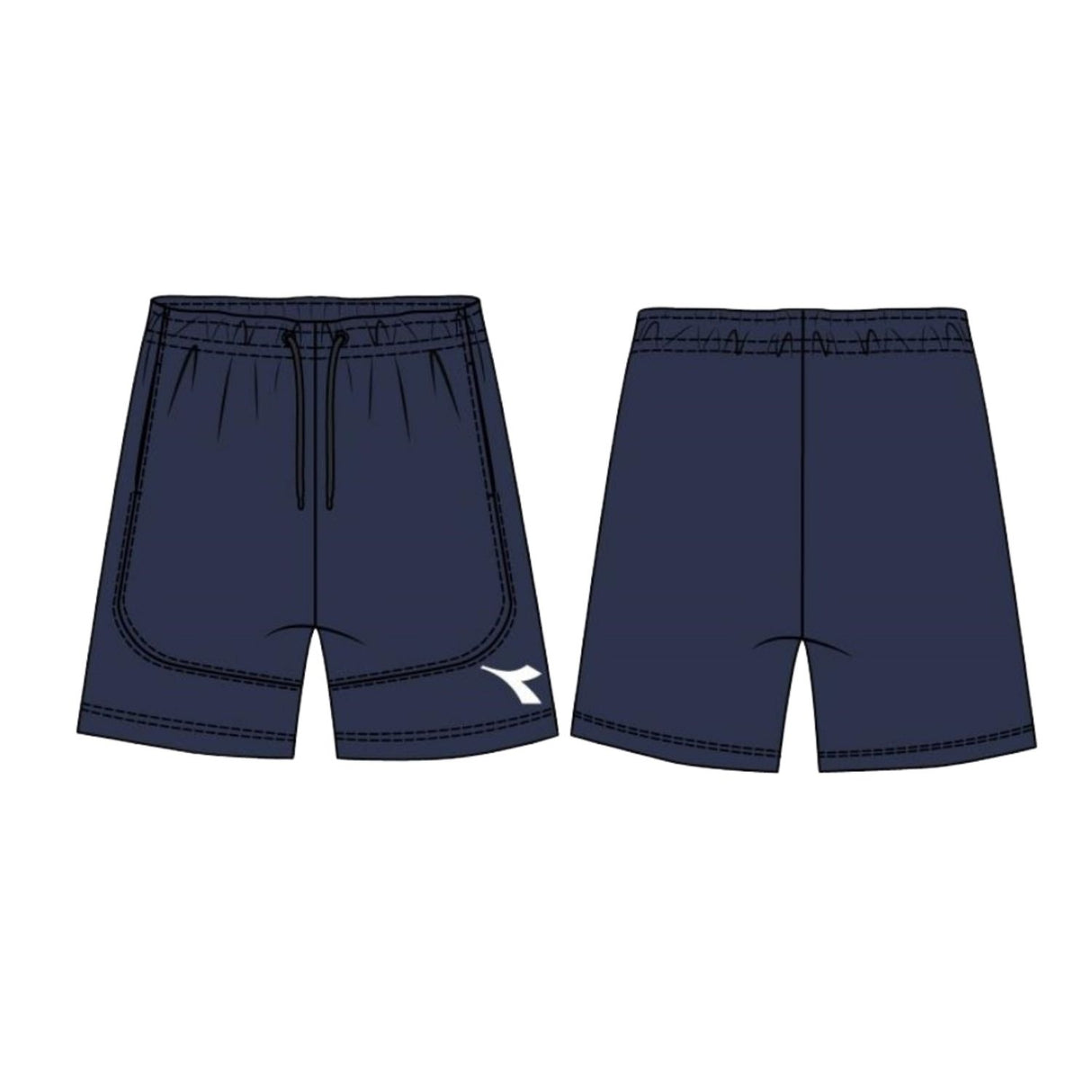 PANTALONCINO DIADORA 181741 6002 BLU COTONE