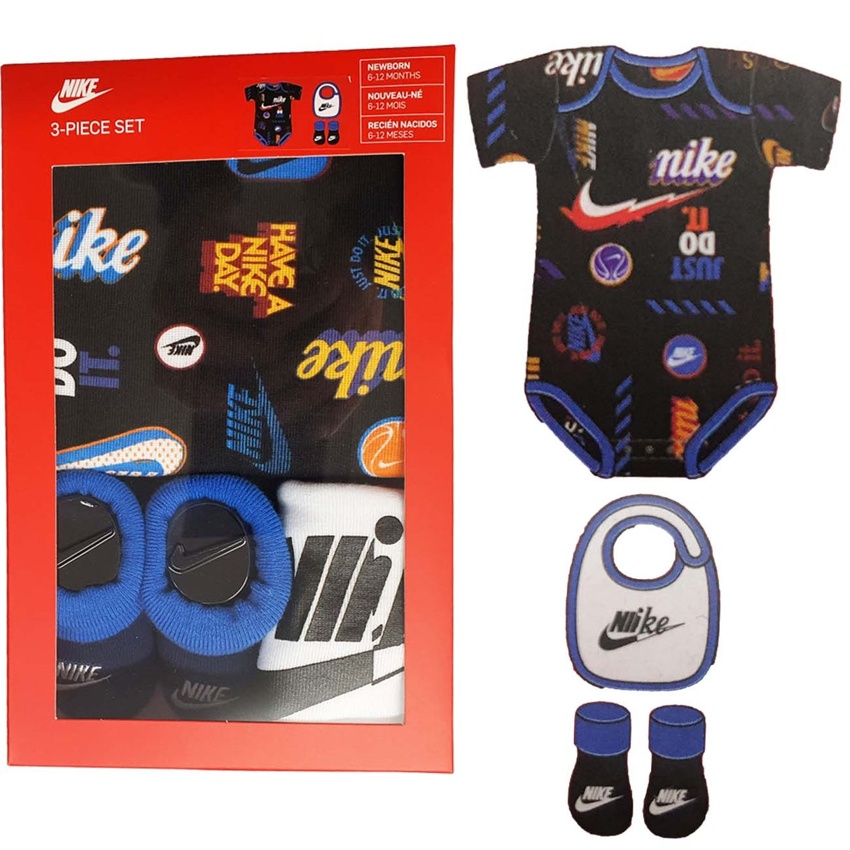 Coffret complet NIKE NN0734 023 3 pièces pour enfants