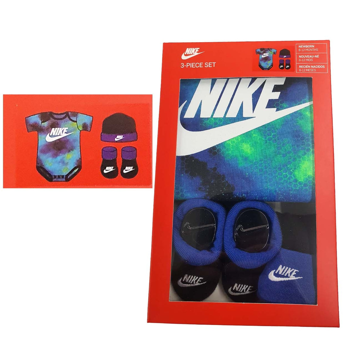 Coffret complet NIKE NN0717 B1R 3 pièces pour enfants