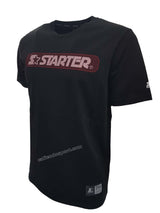 T-SHIRT STARTER 72943 NERO ROSSO COTONE