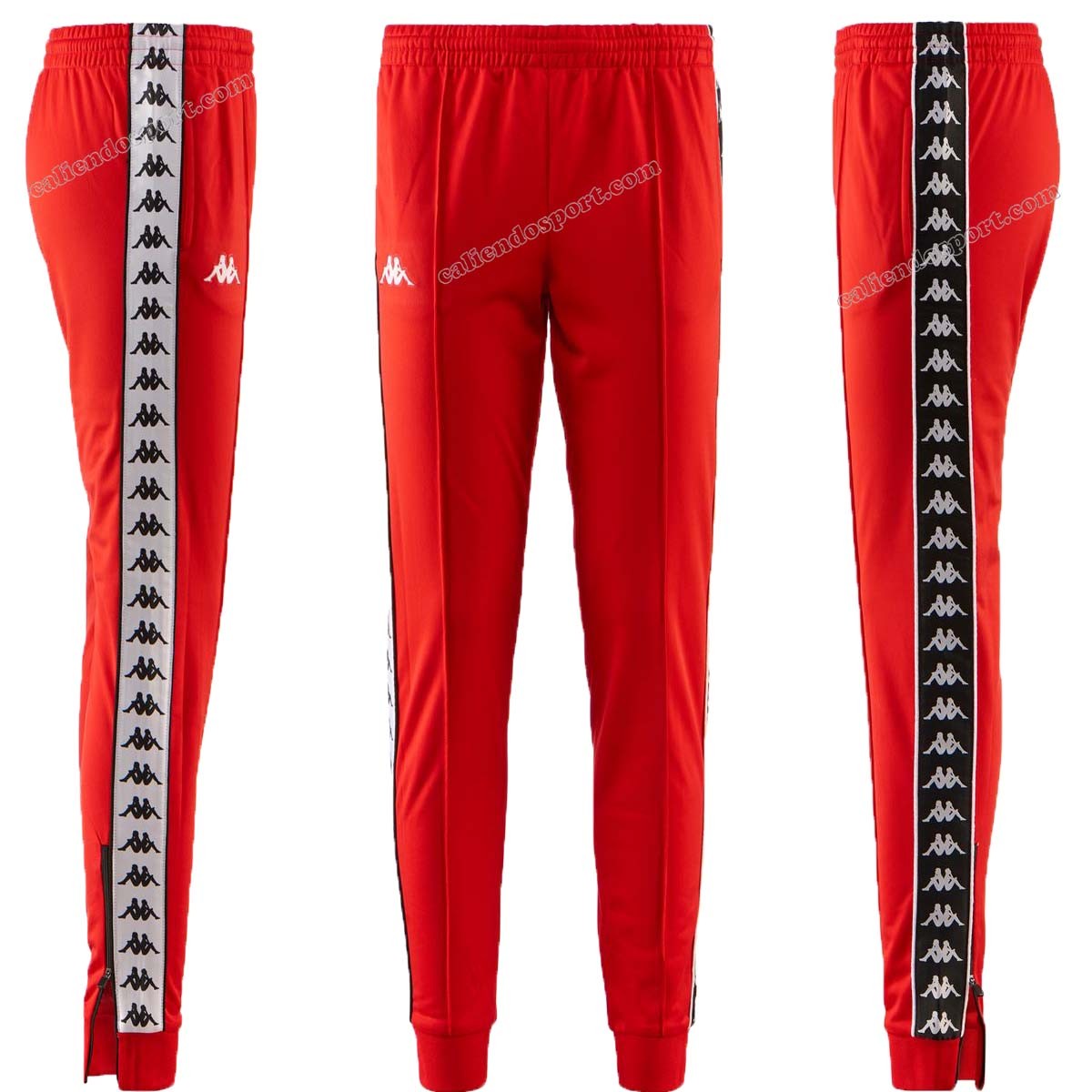 PANTALONE KAPPA BANDA RASTORIA 303KUC0 ACETATO UOMO DONNA SLIM