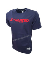 T-SHIRT STARTER 72920 BLU BIANCO COTONE