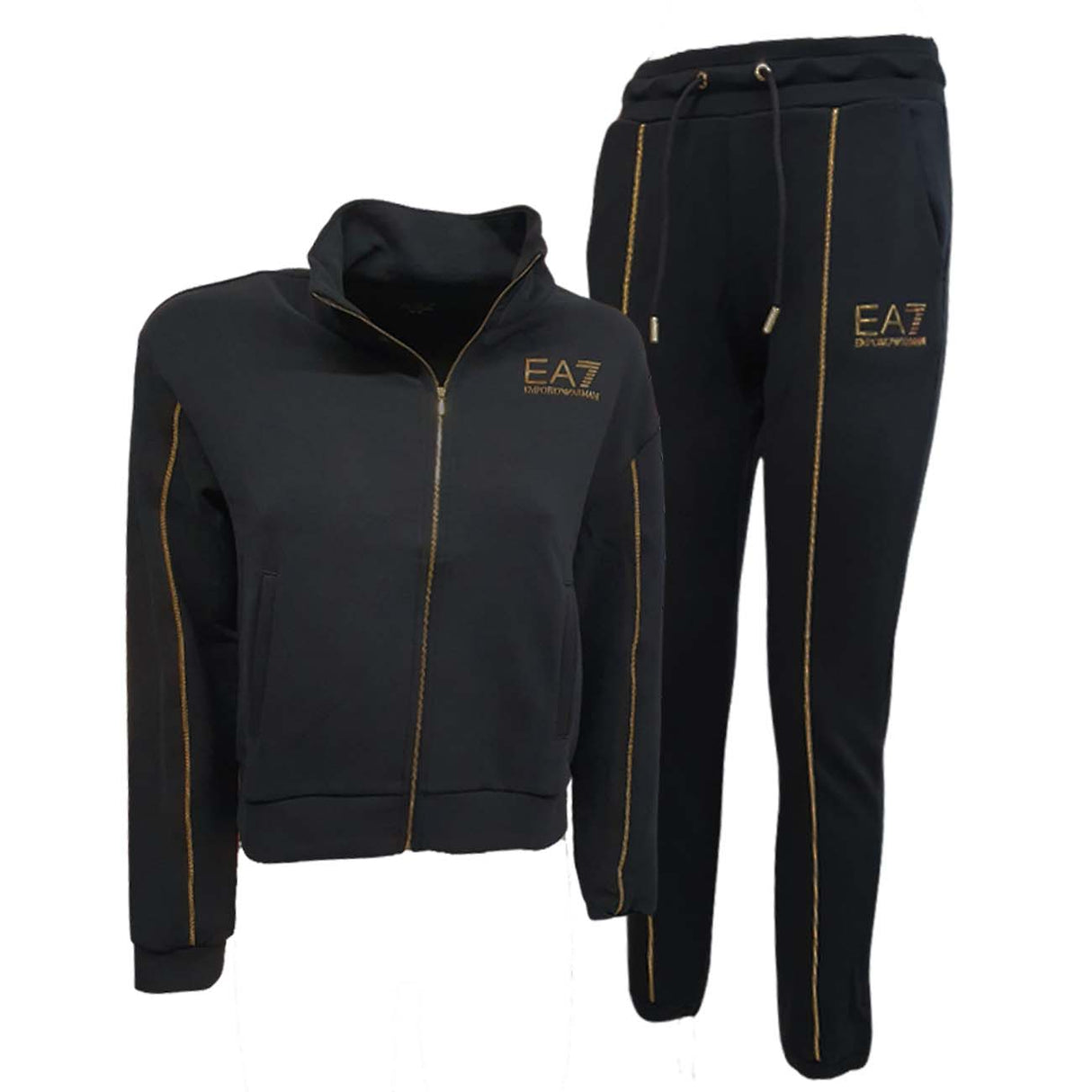 ARMANI EA7 6LTV56 TJGEZ BLACK WOMEN'S TRACKSUIT