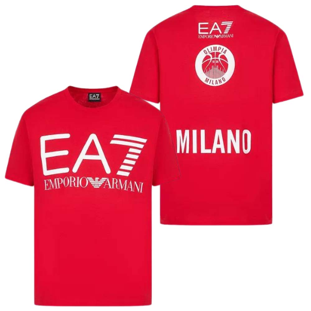 T-SHIRT ARMANI EA7 6LPTEI PJOMZ OLIMPIA MILANO COTONE