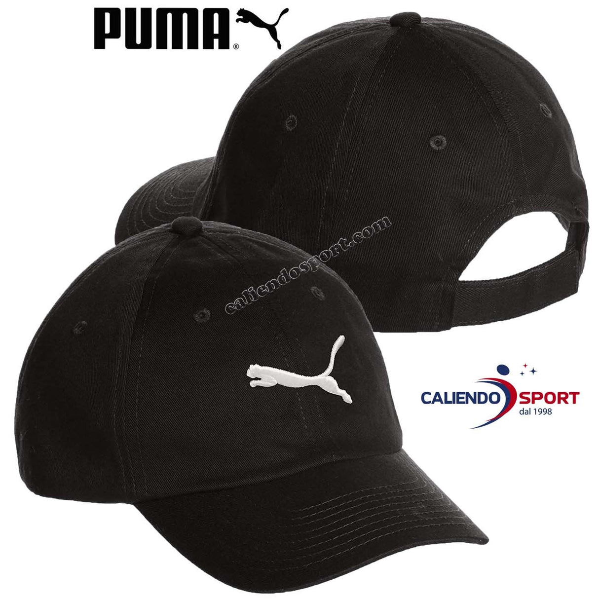 CAPPELLO PUMA 052919 01 NERO ESSENTIALS BERRETTO COTONE SPORT