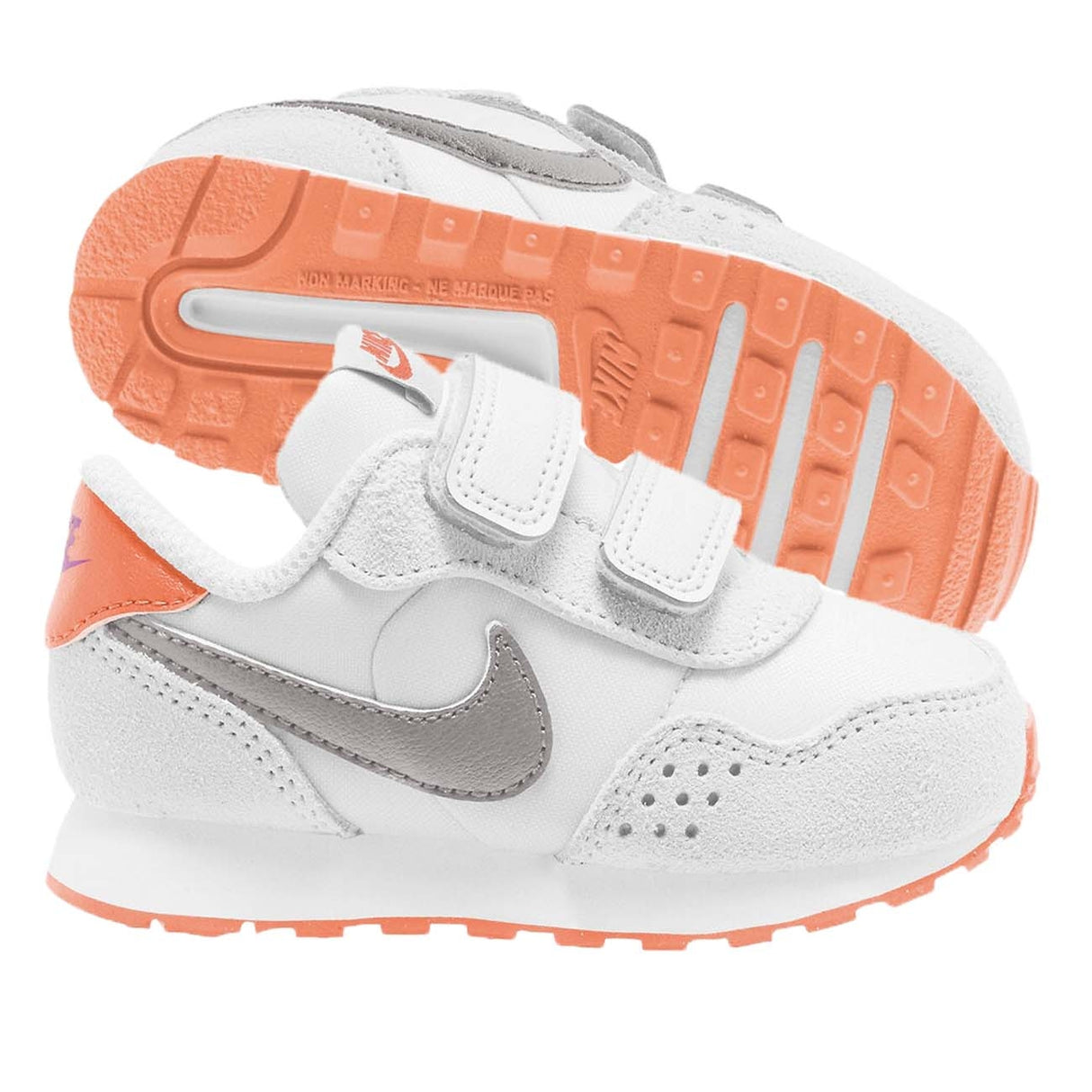 SCARPA NIKE BAMBINI CN8560 101 MD VALIANT STRAPPO