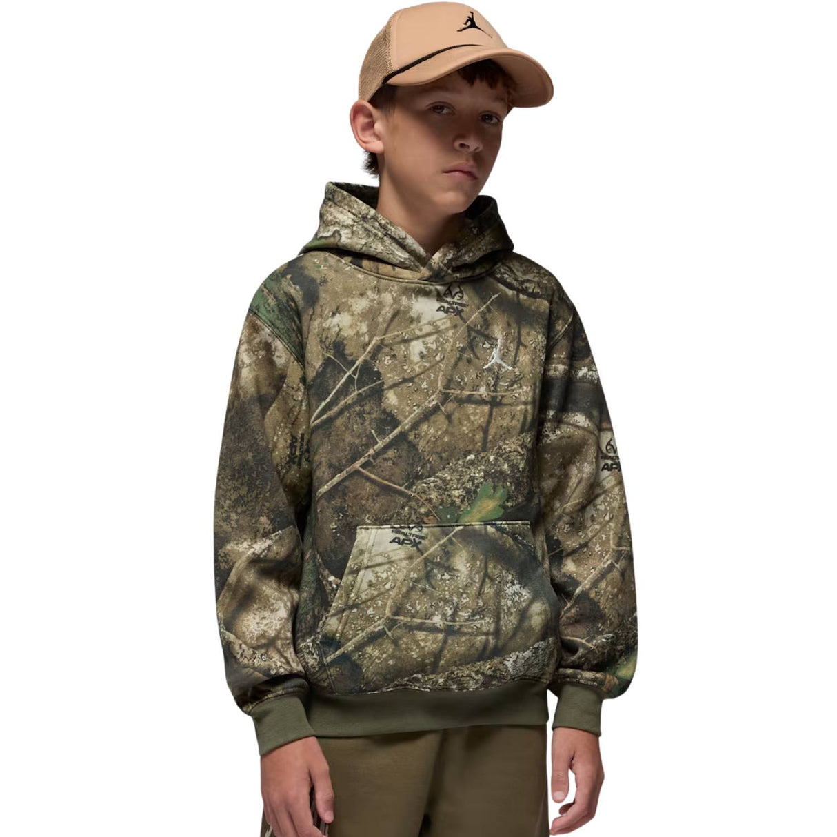 FELPA RAGAZZI JORDAN 95F301-E6F CAPPUCCIO FELPATA