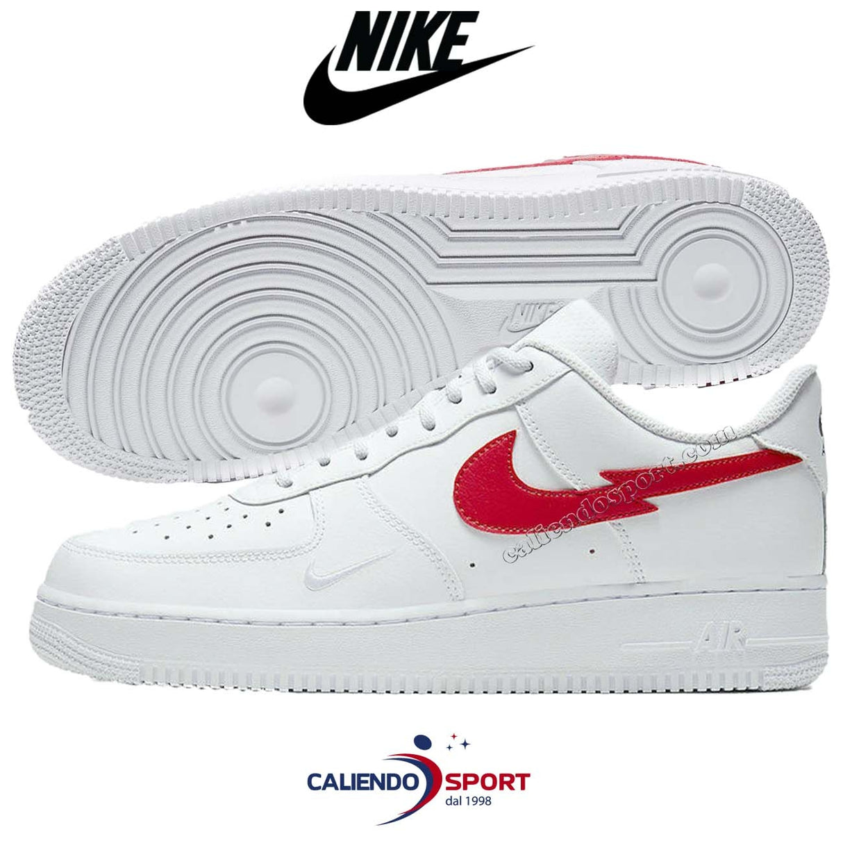 SCARPA AIR FORCE 1 LVB CW7577 100 BIANCO