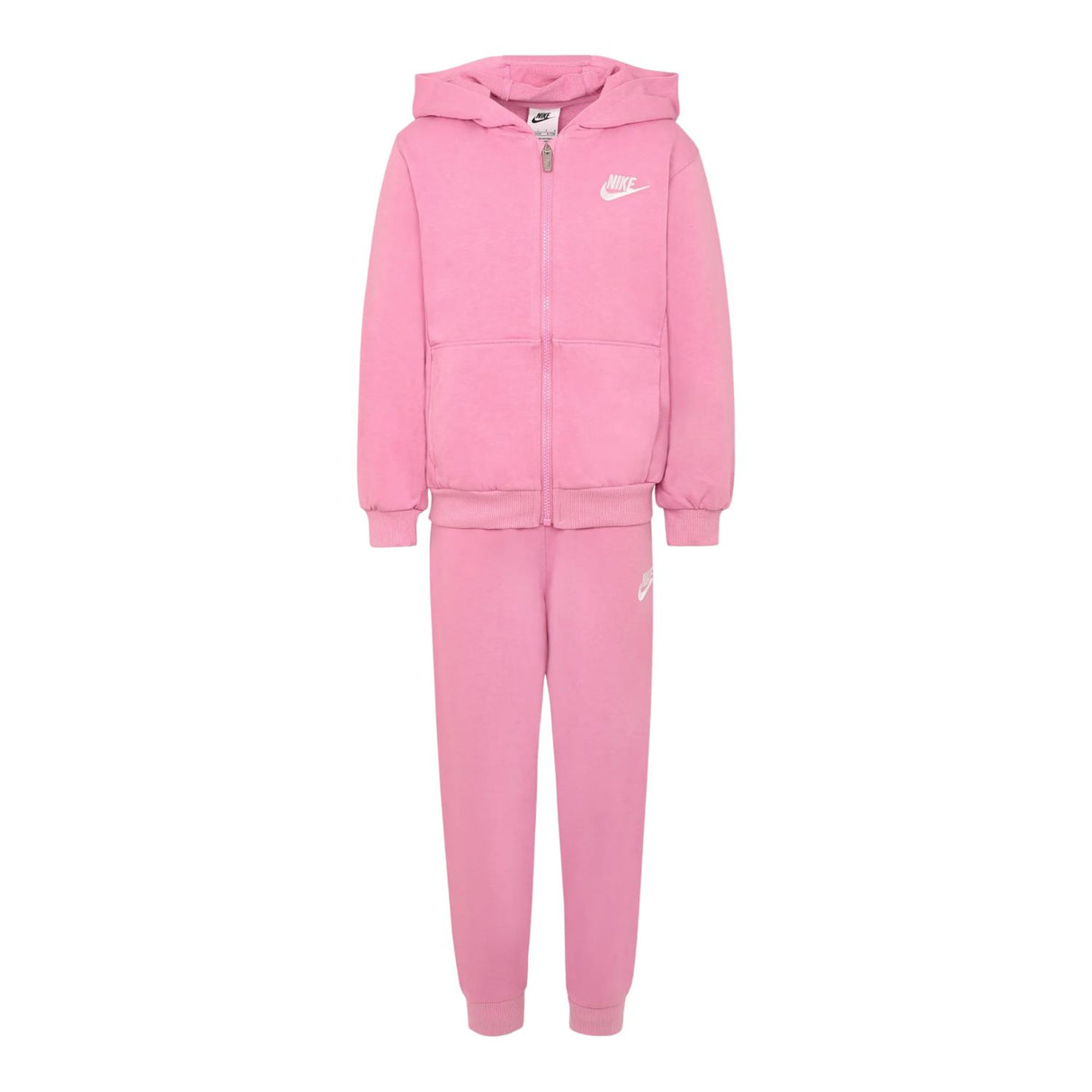 TUTA BAMBINE NIKE 36M485 A0W COTONE GARZATO ROSA
