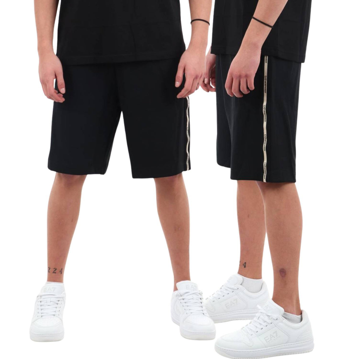 PANTALONCINO ARMANI EA7 E26 7M001481 AF12660 UC001 NERO