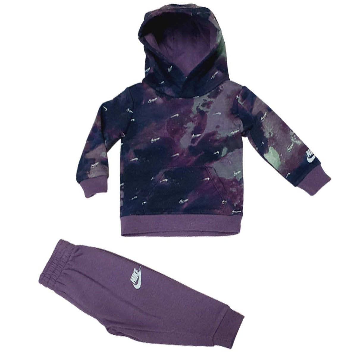TUTA BAMBINE NIKE 66K268 P5Q COTONE FELPATO