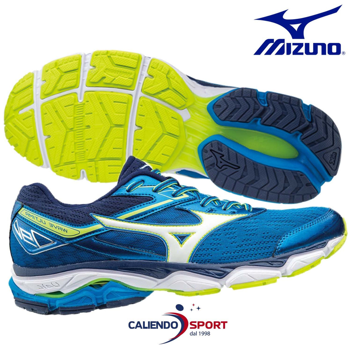 CHAUSSURES DE RUNNING MIZUNO WAVE ULTIMA 9 BLEU POUR HOMMES J1GC170902