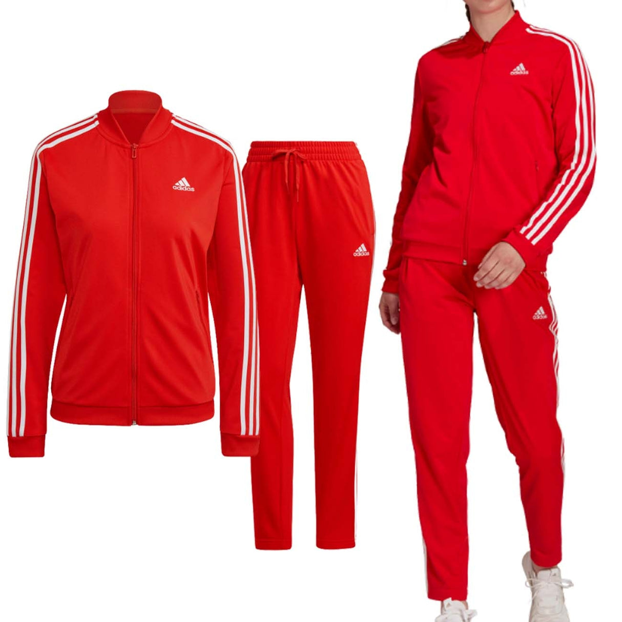 TUTA ADIDAS H10157 ESSENTIALS 3 STRIPES ACETATO