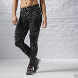 LEGGINGS Femme Reebok Sport Fitness RUNNING DÉCONTRACTÉ GYM Entraînement PANTALONS