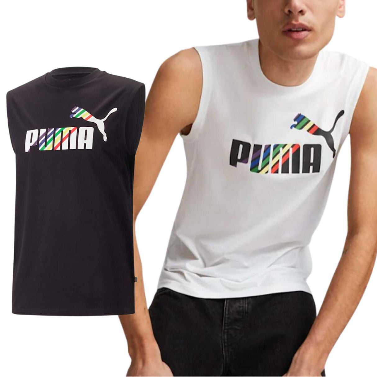 PUMA 673383 ESSENTIALS COTTON SLEEVELESS T-SHIRT