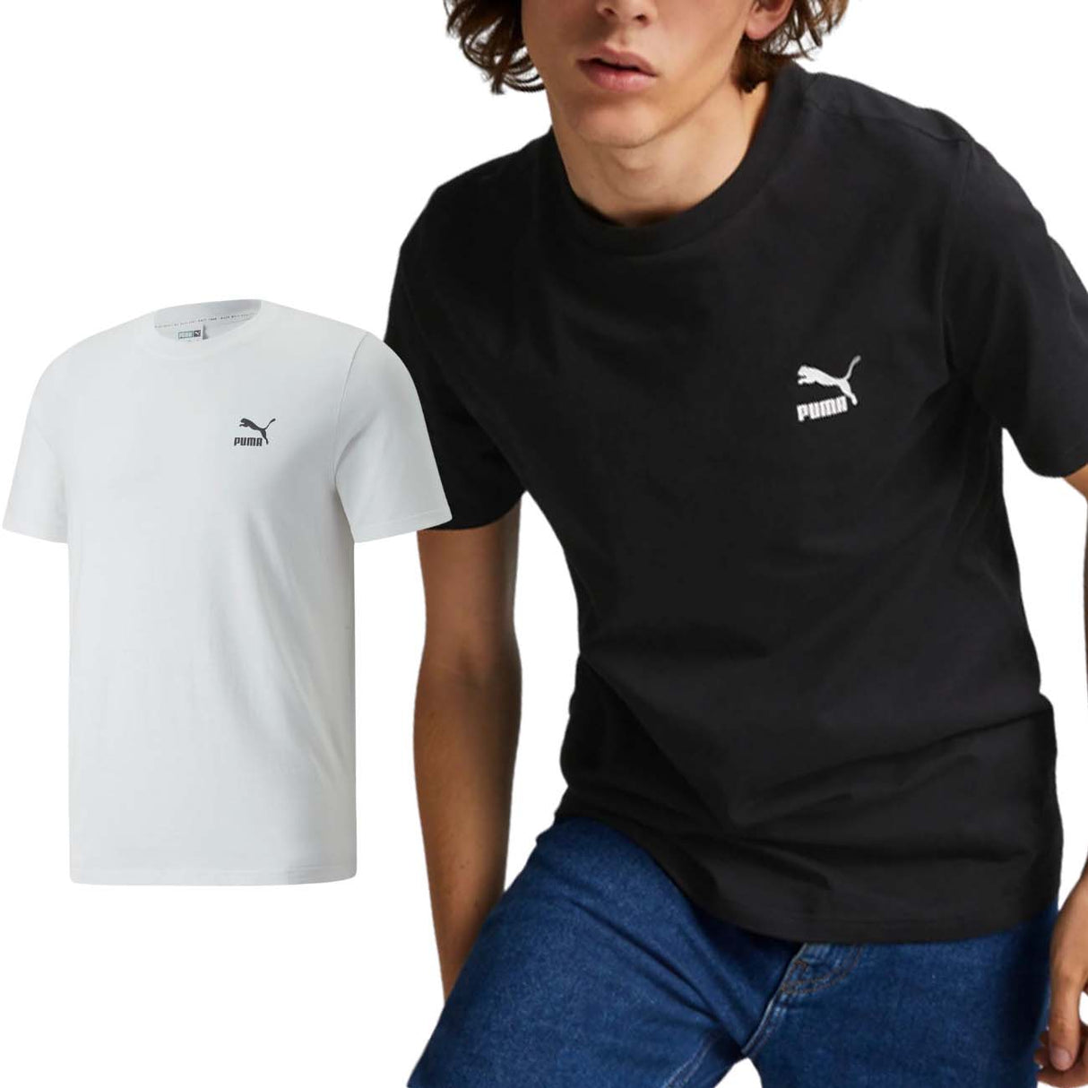 T-SHIRT PUMA 535587 CLASSIC LOGO COTONE