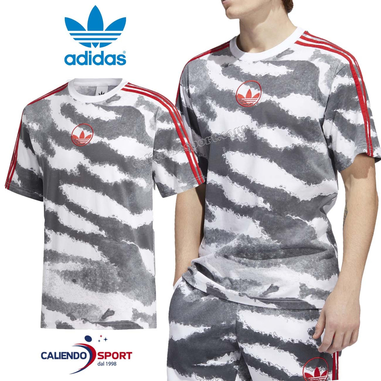 T-SHIRT ADIDAS GD2125 ZEBRA ALLOVER PRINT