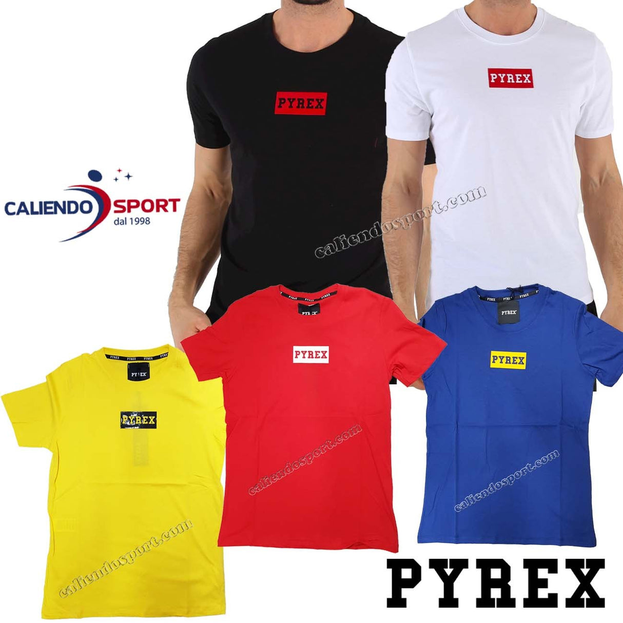 T-SHIRT PYREX UOMO 40045 COTONE GIRO COLLO