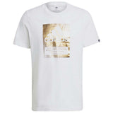 T-SHIRT GRAPHIQUE ADIDAS GS6313 GS6316 AVEC LOGO EN ALUMINIUM