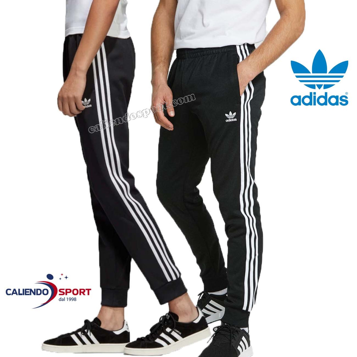 ADIDAS CW1275 ORIGINALS BLACK TRACK PANTS SST