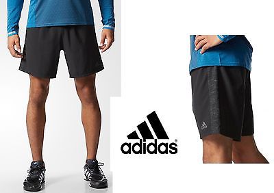 Men Running Short Adidas Supernova Shorts Black Sports Gym RunningAN9907