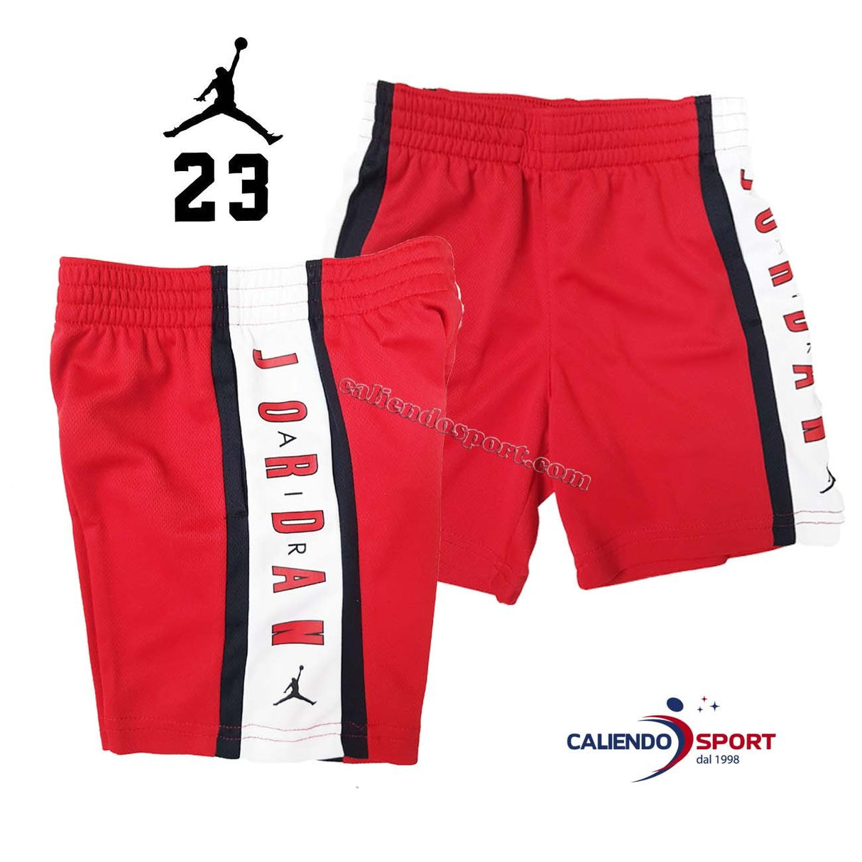 PANTALONCINO JORDAN BAMBINO 8U5202 R78 ROSSO DRI-FIT