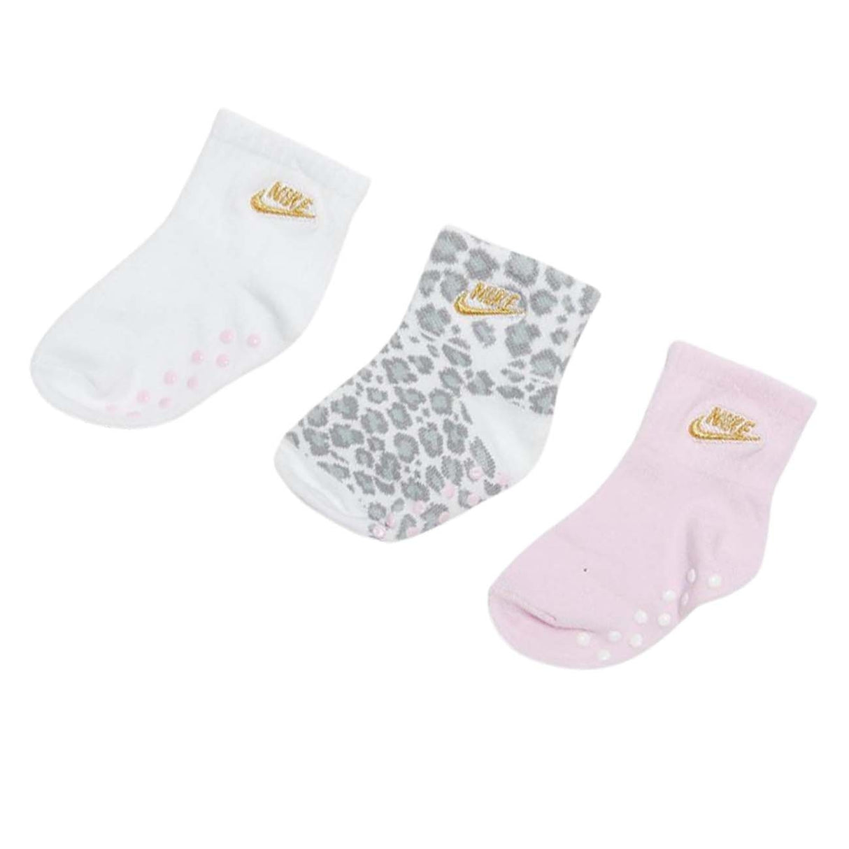 NIKE GIRLS SOCKS NN0719 001 ANIMAL 3 PAIRS
