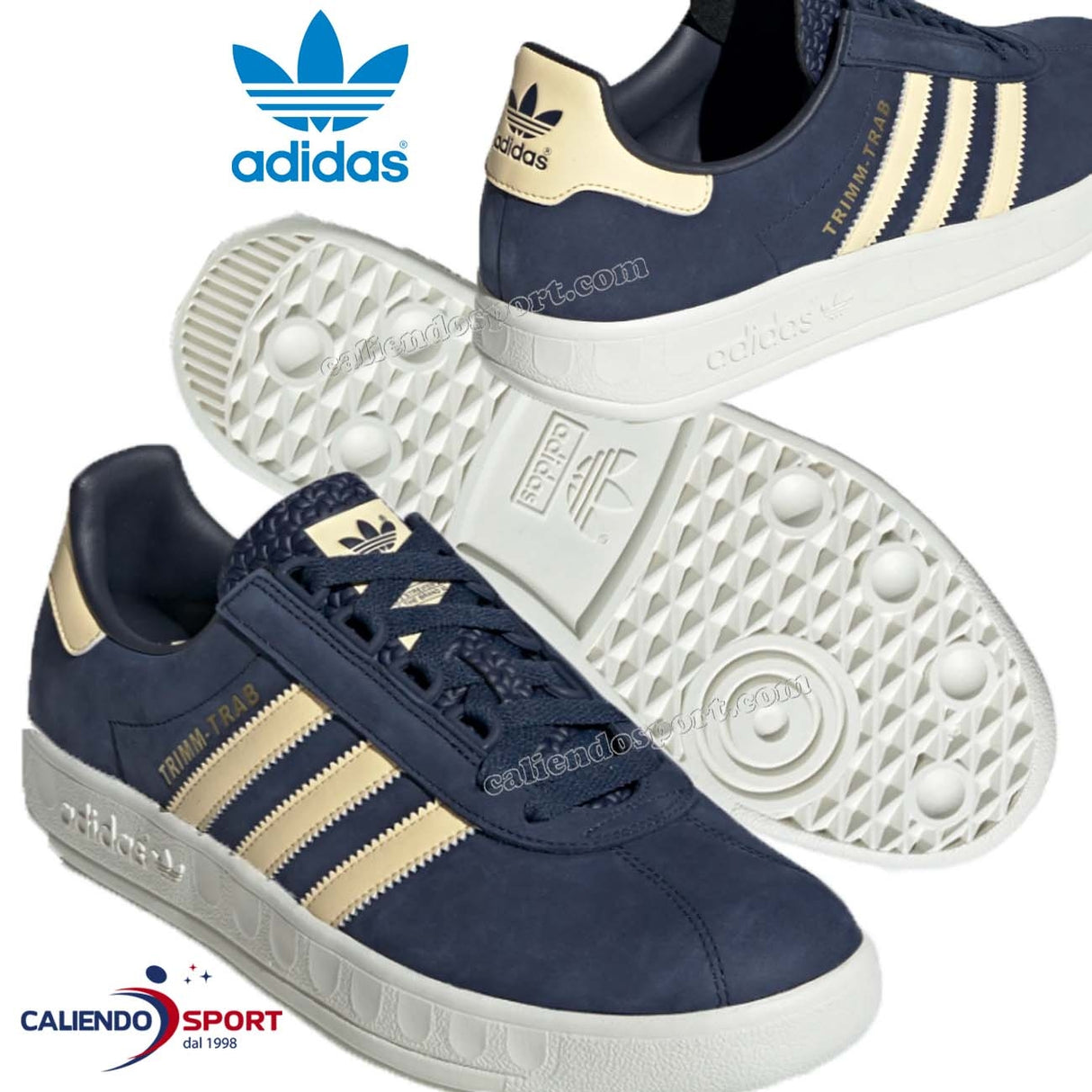 SCARPA ADIDAS EE5628 TRIMM TRAB SAMSTAG ORIGINALS BLU