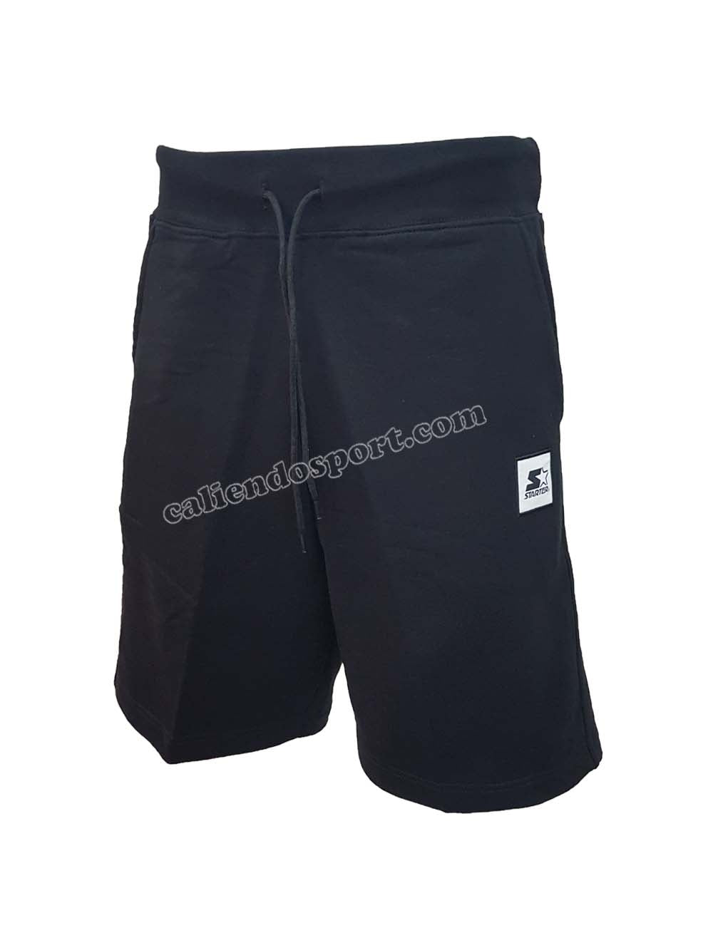 PANTALONCINO STARTER 72915 NERO BLU COTONE GARZATO