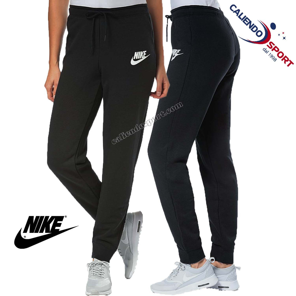 PANTALONE NIKE DONNA 931875 010 NERO PALESTRA SPORT CORSA CASUAL