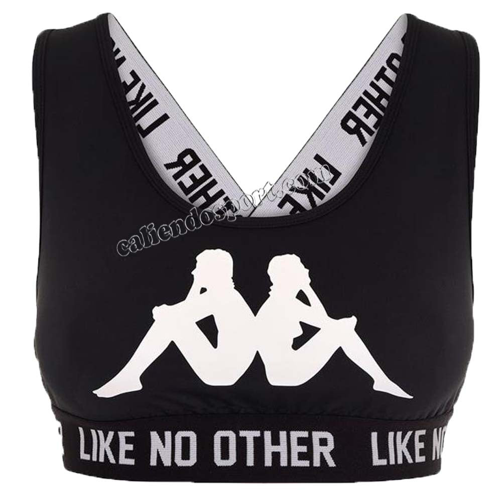 TOP KAPPA BAND 304LVZ0 005 001 BLACK WHITE BRA WOMEN
